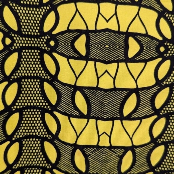 Zumba Wear Bright Multicolor Colorful Yellow Red Dance Activewear Leggings XXL - Picture 4 of 12